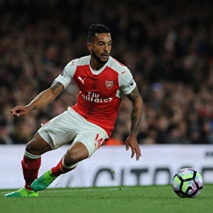 Theo Walcott in Action: Arsenal vs Leicester City, Premier League 2016-17