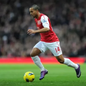 Theo Walcott in Action: Arsenal vs Manchester United, Premier League 2011-12 Theo Walcott in Action: Arsenal vs Manchester United, Premier League 2011-12