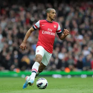 Theo Walcott in Action: Arsenal vs Manchester United, Premier League 2012-13 Theo Walcott in Action: Arsenal vs Manchester United, Premier League 2012-13