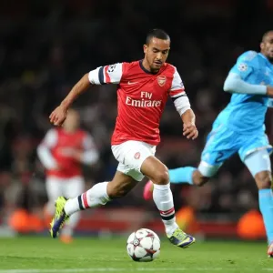 Theo Walcott in Action: Arsenal vs Marseille, UEFA Champions League (2013) Theo Walcott in Action: Arsenal vs Marseille, UEFA Champions League (2013)