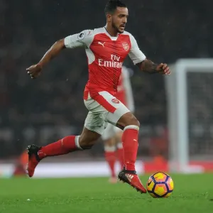 Theo Walcott in Action: Arsenal vs Stoke City, Premier League 2016-17