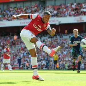 Theo Walcott in Action: Arsenal vs Sunderland, Premier League 2012-13 Theo Walcott in Action: Arsenal vs Sunderland, Premier League 2012-13