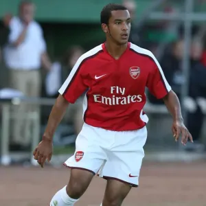 Theo Walcott in Action: Arsenal vs Szombathely, 2008 - A Tie at Szombathely Theo Walcott in Action: Arsenal vs Szombathely, 2008 - A Tie at Szombathely