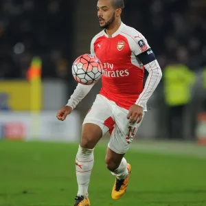 Theo Walcott in Action: Arsenal's FA Cup Battle against Hull City (March 2016) Theo Walcott in Action: Arsenal's FA Cup Battle against Hull City (March 2016)
