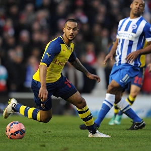 Theo Walcott in Action: Arsenal's Star Forward vs. Brighton & Hove Albion, FA Cup 2014/15