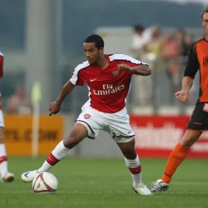 Theo Walcott in Action: Arsenal's Star Forward vs Burgenland, Austria 2008