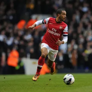 Theo Walcott in Action: Tottenham Hotspur vs Arsenal, Premier League 2012-13