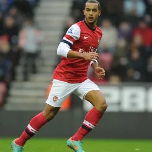 Theo Walcott in Action: Wigan Athletic vs. Arsenal, Premier League 2012-13