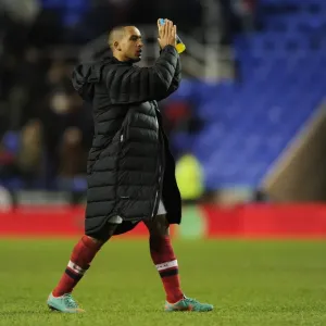 Theo Walcott Applauding Arsenal Fans: Reading vs Arsenal, Premier League 2012-13