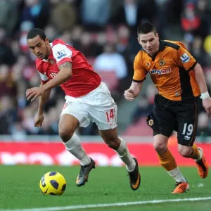 Theo Walcott (Arsenal) Adam Hammill (Wolves). Arsenal 2: 0 Wolverhampton Wanderers