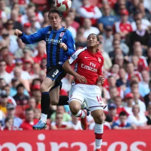 Theo Walcott (Arsenal) Andrew Taylor (Middlesbrough) Theo Walcott (Arsenal) Andrew Taylor (Middlesbrough)