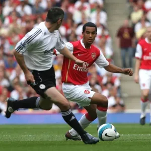 Theo Walcott (Arsenal) Andy Griffin (Derby) Theo Walcott (Arsenal) Andy Griffin (Derby)