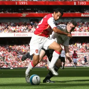 Theo Walcott (Arsenal) Andy Griffin (Derby) Theo Walcott (Arsenal) Andy Griffin (Derby)