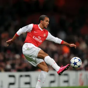 Theo Walcott (Arsenal). Arsenal 3: 1 Partizan Belgrade. UEFA Champions League Theo Walcott (Arsenal). Arsenal 3: 1 Partizan Belgrade. UEFA Champions League