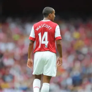 Theo Walcott (Arsenal). Arsenal 3: 2 Celtic. Emirates Cup, pre season. Emirates Stadium