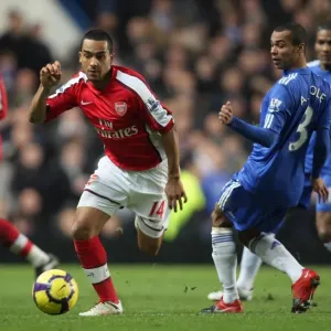 Theo Walcott (Arsenal) Ashley Cole (Chelsea). Chelsea 2: 0 Arsenal. Barclays Premier League