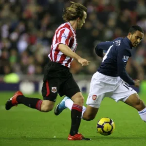 Theo Walcott (Arsenal) Bolo Zenden (Sunderland). Sunderland 1: 0 Arsenal