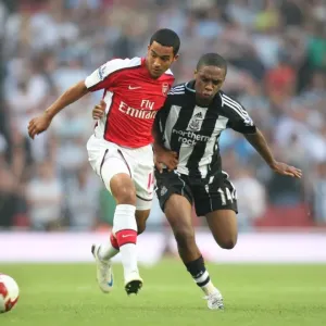 Theo Walcott (Arsenal) Charles N Zogbia (Newcastle) Theo Walcott (Arsenal) Charles N Zogbia (Newcastle)