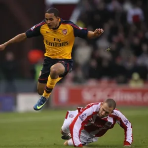 Theo Walcott (Arsenal) Danny Higginbotham (Stoke)