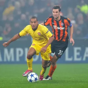 Theo Walcott (Arsenal) Darijo Srna (Shakhtar). Shakhtar Donetsk 2: 1 Arsenal