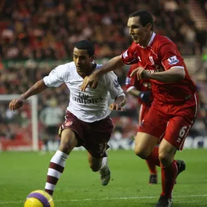 Theo Walcott (Arsenal) Emanuel Pogatetz (Middlesbrough)