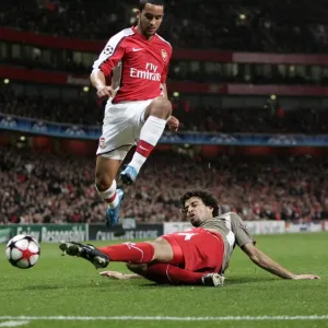 Theo Walcott (Arsenal) Felipe (Liege)