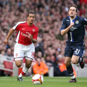 Theo Walcott (Arsenal) Gael Givet (Blackburn) Theo Walcott (Arsenal) Gael Givet (Blackburn)