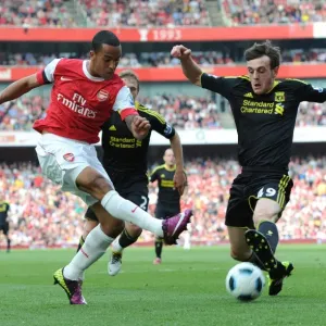 Theo Walcott (Arsenal) Jack Robinson (Liverpool). Arsenal 1: 1 Liverpool