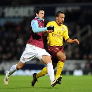 Theo Walcott (Arsenal) James Tomkins (West Ham). West Ham United 0: 3 Arsenal