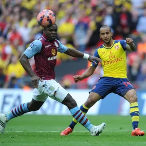 Theo Walcott (Arsenal). Jores Okore (Villa). Arsenal 4: 0 Aston Villa. FA Cup Final