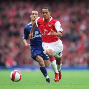 Theo Walcott (Arsenal) Leon Osman (Everton) Theo Walcott (Arsenal) Leon Osman (Everton)
