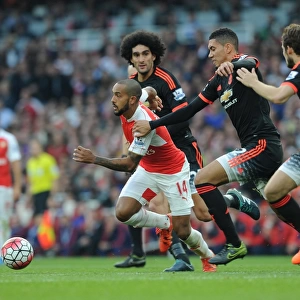Theo Walcott (Arsenal) Marouane Fellaini, Chris Smalling and Daley Blind (Man Utd)