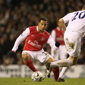 Theo Walcott (Arsenal) Michael Dawson (Tottenham) Theo Walcott (Arsenal) Michael Dawson (Tottenham)