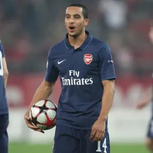 Theo Walcott (Arsenal). Olympiacos 1: 0 Arsenal, UEFA Champions League, Group H