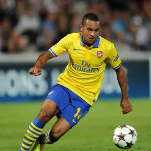 Theo Walcott (Arsenal). Olympic Marseille 1: 2 Arsenal. UEFA Champions League. Group F Theo Walcott (Arsenal). Olympic Marseille 1: 2 Arsenal. UEFA Champions League. Group F