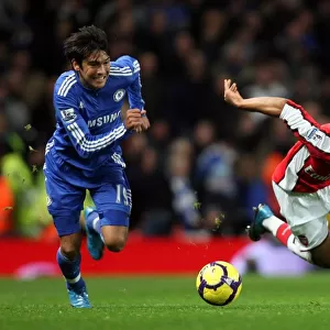 Theo Walcott (Arsenal) Paulo Ferreira (Chelsea). Arsenal 0: 3 Chelsea. Barclays Premier League