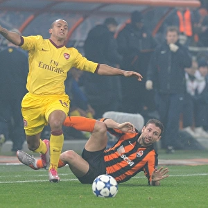 Theo Walcott (Arsenal) Razvan Rat (Shakhtar). Shakhtar Donetsk 2: 1 Arsenal