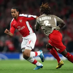Theo Walcott (Arsenal) Reginal Goreux (Liege)