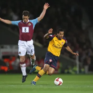 Theo Walcott (Arsenal) Scott Parker (West Ham) Theo Walcott (Arsenal) Scott Parker (West Ham)