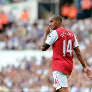 Theo Walcott (Arsenal). Tottenham Hotspur 2: 1 Arsenal. Barclays Premier League Theo Walcott (Arsenal). Tottenham Hotspur 2: 1 Arsenal. Barclays Premier League