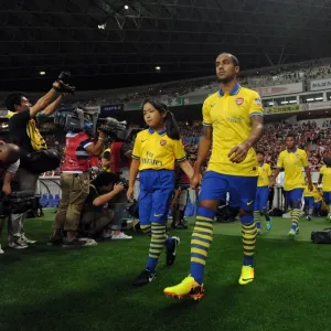 Theo Walcott (Arsenal). Uwara Red Diamonds 1: 2 Arsenal. Pre Season Friendly. Pre Theo Walcott (Arsenal). Uwara Red Diamonds 1: 2 Arsenal. Pre Season Friendly. Pre