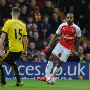 Theo Walcott (Arsenal). Watford 0: 3 Arsenal. Barclays Premier League. Vicarage Road