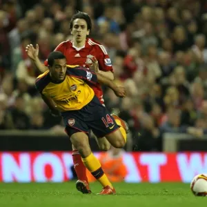 Theo Walcott (Arsenal) Yossi Benayoun (Liverpool) Theo Walcott (Arsenal) Yossi Benayoun (Liverpool)