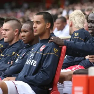 Theo Walcott and Bacary Sagna (Arsenal)