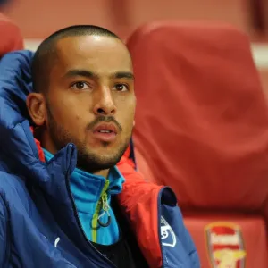 Theo Walcott on the Bench: Arsenal FC vs RSC Anderlecht, UEFA Champions League, 2014 Theo Walcott on the Bench: Arsenal FC vs RSC Anderlecht, UEFA Champions League, 2014