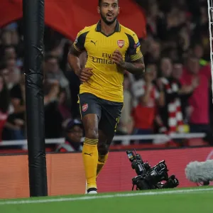 Theo Walcott Champions League Goal Print Theo Walcott Champions League Goal Print