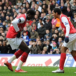Theo Walcott and Emmanuel Adebayor: Unity in Victory - Arsenal's Dramatic 2nd Goal vs. Birmingham City, 2008