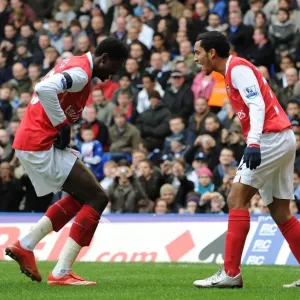 Theo Walcott and Emmanuel Adebayor: Unity in Victory - Arsenal's Dramatic 2nd Goal vs. Birmingham City, 2008 Theo Walcott and Emmanuel Adebayor: Unity in Victory - Arsenal's Dramatic 2nd Goal vs. Birmingham City, 2008