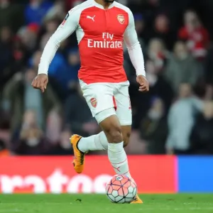 Theo Walcott in FA Cup Action: Arsenal vs Burnley at Emirates Stadium (2016)