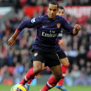 Theo Walcott Faces Manchester United: Arsenal vs. Manchester United, Premier League 2012-13 Theo Walcott Faces Manchester United: Arsenal vs. Manchester United, Premier League 2012-13